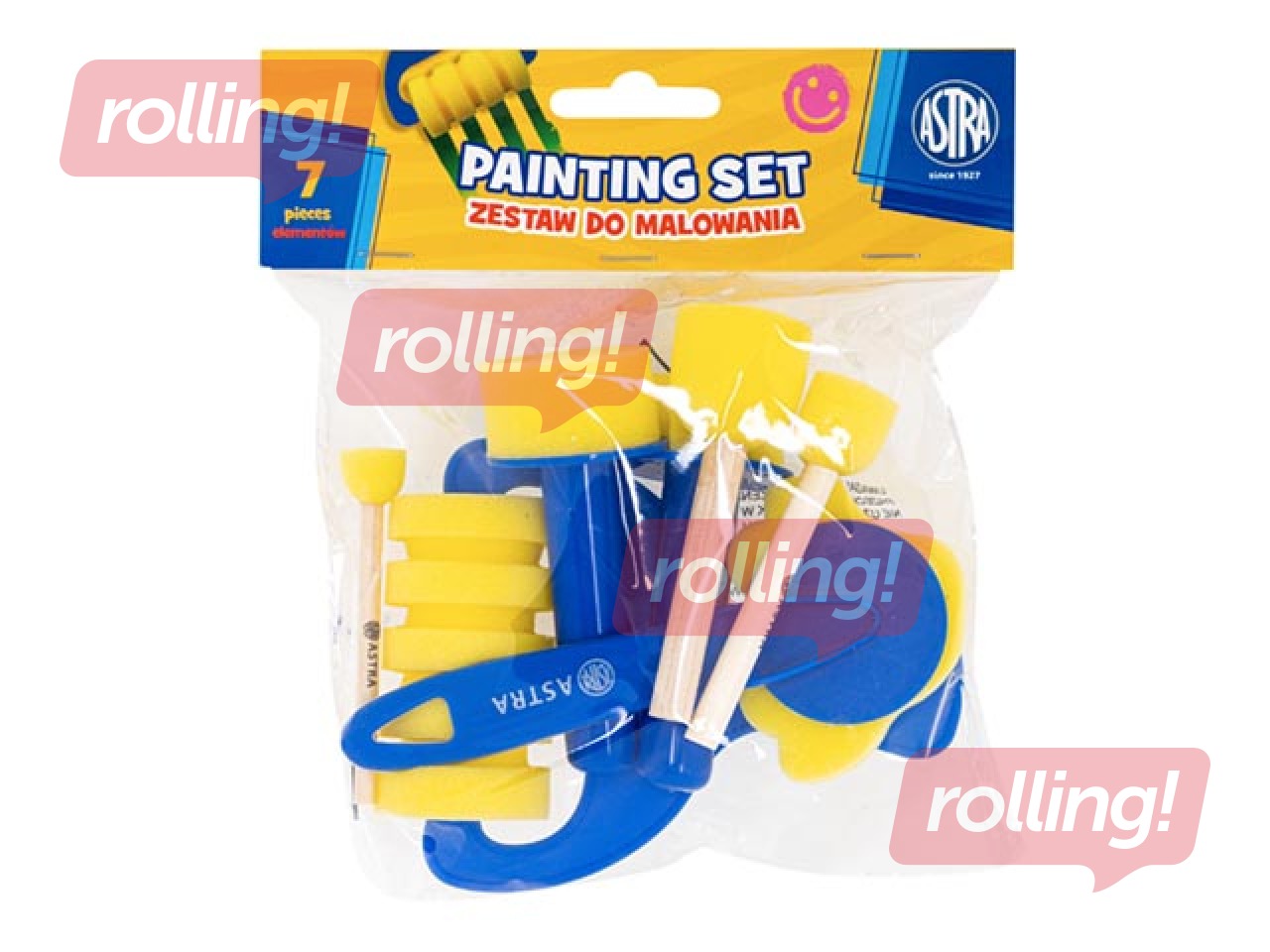 A set of sponges for painting Astra, 7 pcs.