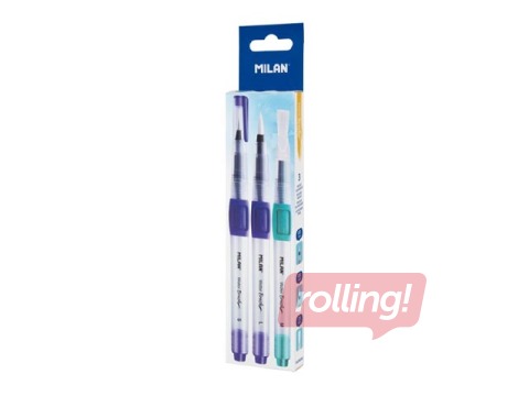 Brush set Milan, for watercolours, refillable