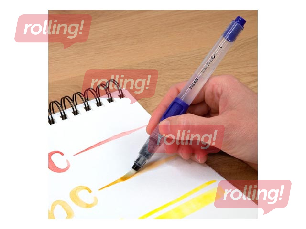 Brush set Milan, for watercolours, refillable