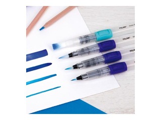 Brush set Milan, for watercolours, refillable
