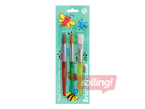 Brush set ErichKrause, Baby, 3 pcs.