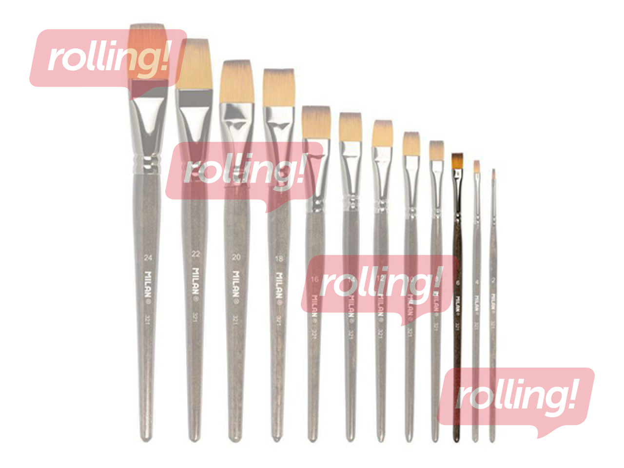 Brushe Milan, 321, No.6, flat, synthetic