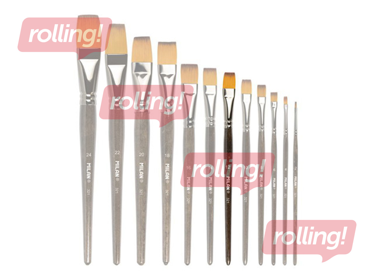 Pintsel Milan, 321, Nr.12, lame, sünteetiline