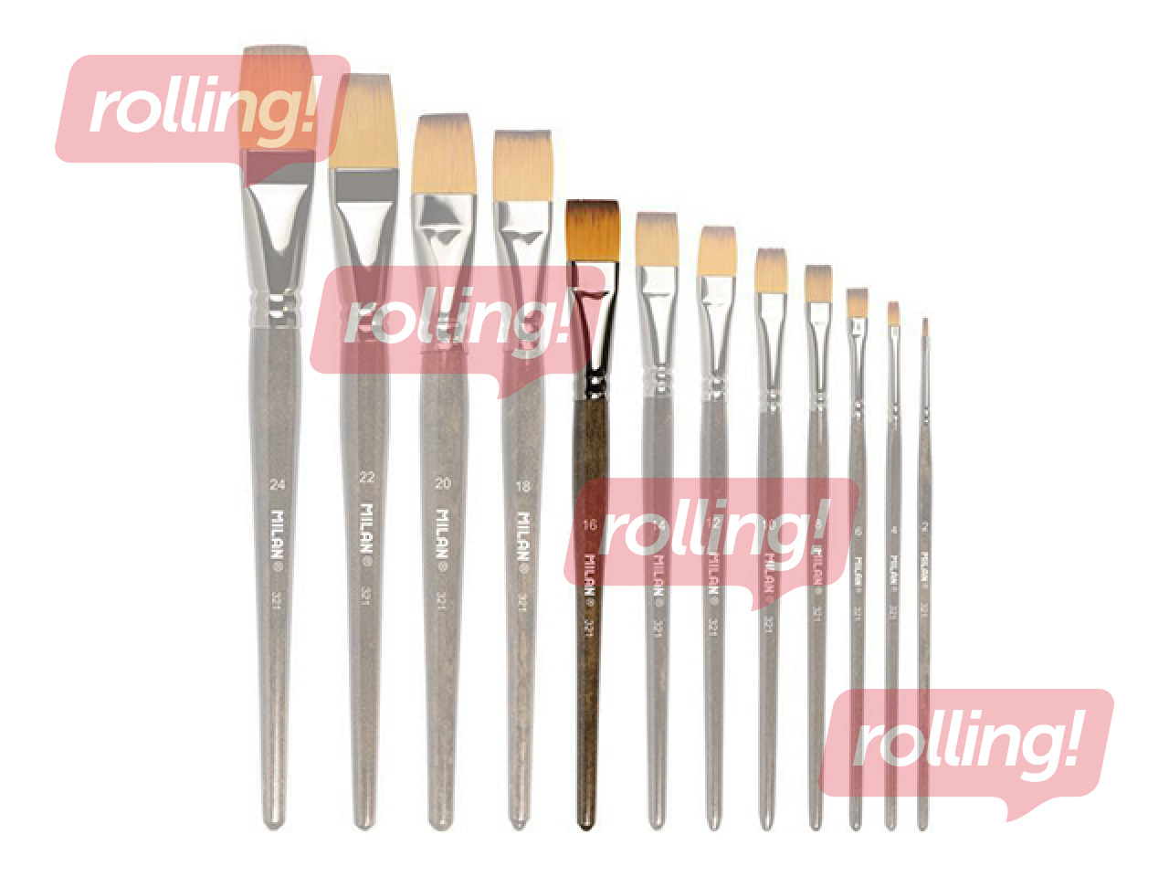 Pintslid Milan, 321, Nr.16, lamedad, sünteetilised