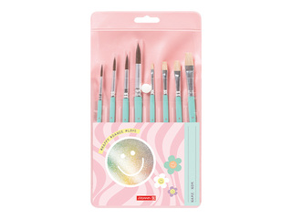Brush set Brunnen Happy Hippie, 8 pcs