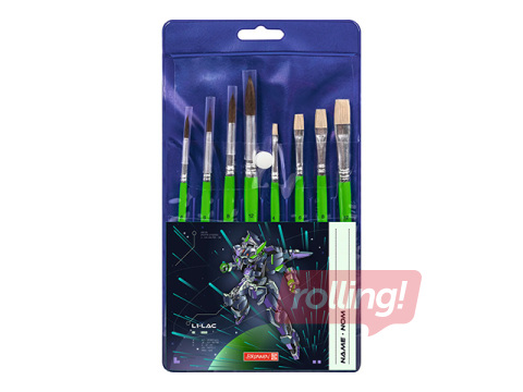 Brush set Brunnen Robot Heroes, 8 pcs.