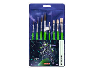 Brush set Brunnen Robot Heroes, 8 pcs.