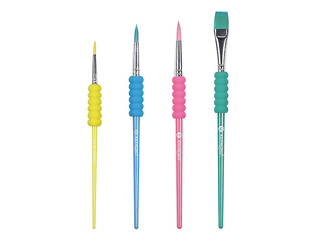 Pintslite komplekt Keyroad, Pastel, 4tk