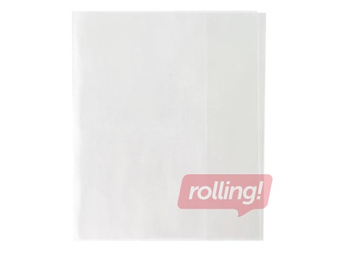 Book covers, tranparent 370mm x 254mm, thickness 100 mic, 5 pcs