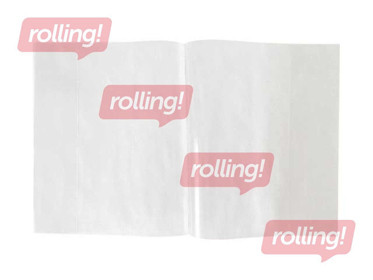 Book covers, tranparent 370mm x 254mm, thickness 100 mic, 5 pcs