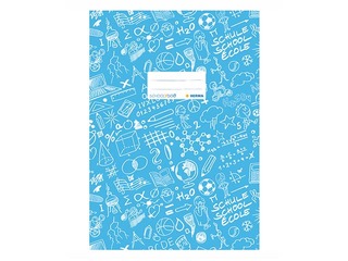Обложка для блокнота Herma Schoolydoo, A4, голубая