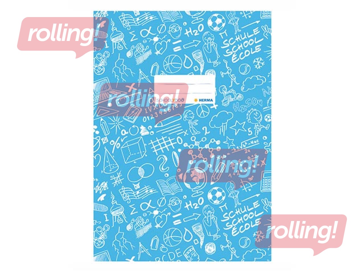 SALE Kaustiku kaaned Herma Schoolydoo, A4, helesinine