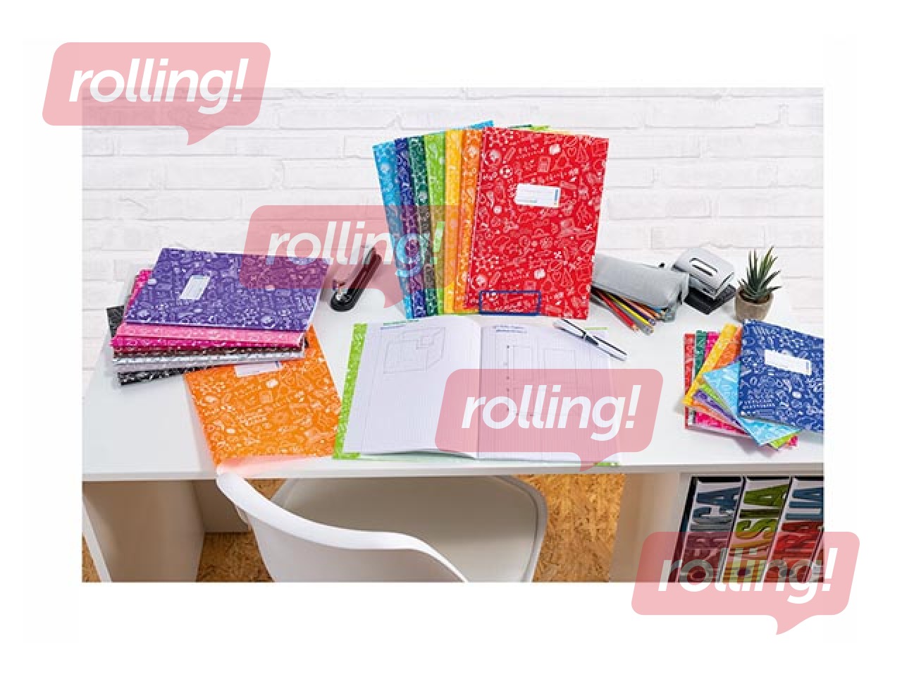 SALE Kaustiku kaaned Herma Schoolydoo, A4, helesinine