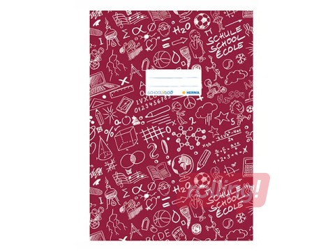 Обложка для блокнота Herma Schoolydoo, A4, темно-красная
