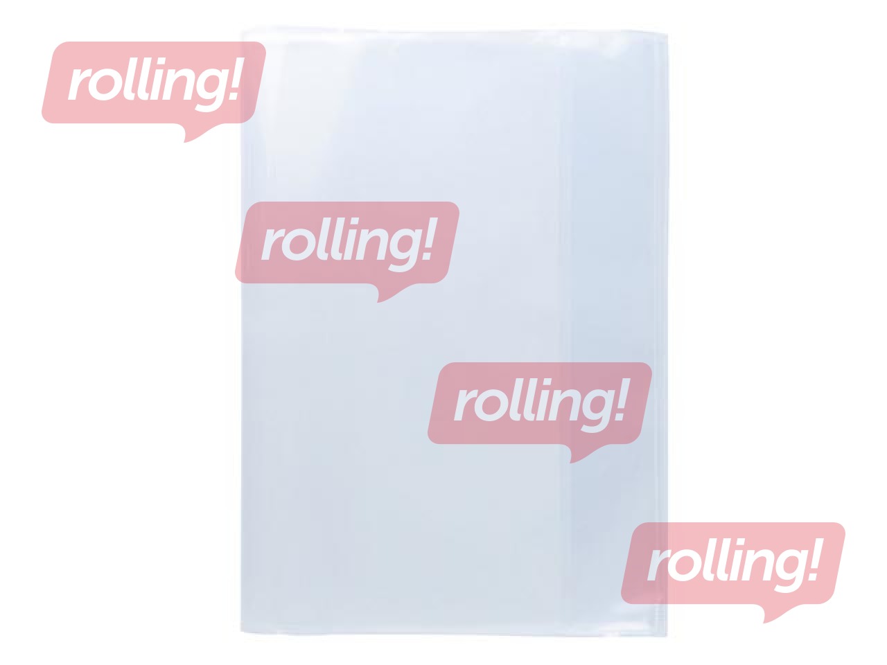 Exercise book cover Herma Plus, A4, transparent