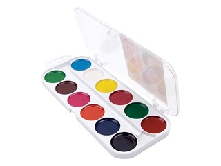 Watercolor paints Gamma, 12 colours