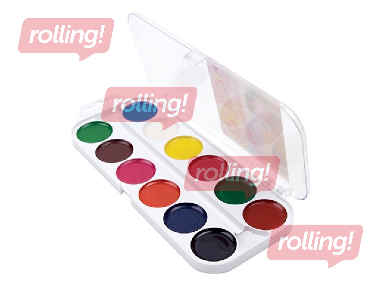 Watercolor paints Gamma, 12 colours