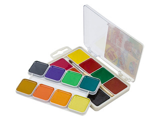 Akvareļkrāsas Gamma, 16 krāsas