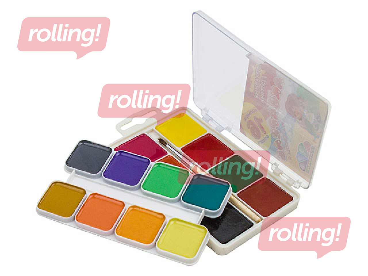 Akvarellid Gamma, 16 värvi