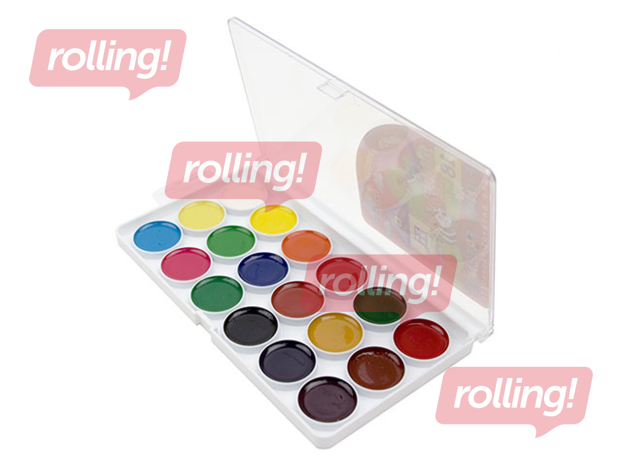 Akvarellid Gamma, 18 värvi