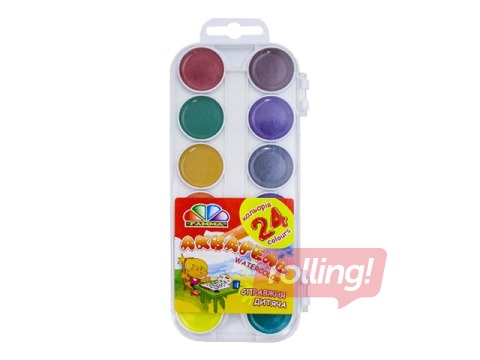 Watercolors Gamma, 24 colors