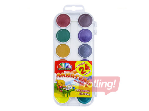 Watercolors Gamma, 24 colors