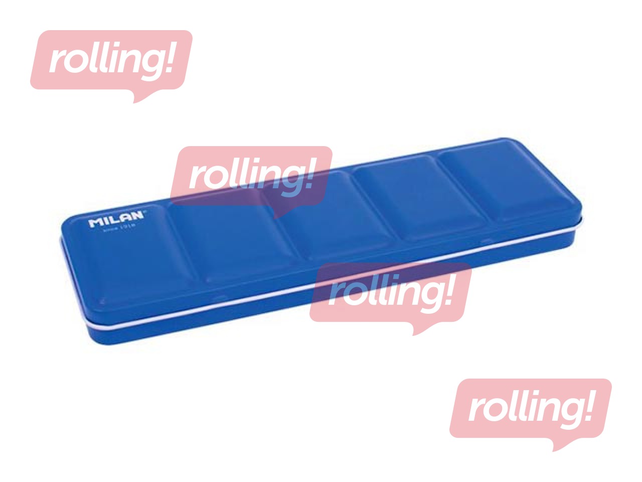 Watercolour paints Milan, 24 colours, metal box