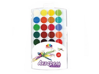 Watercolors Gamma, 32 colors