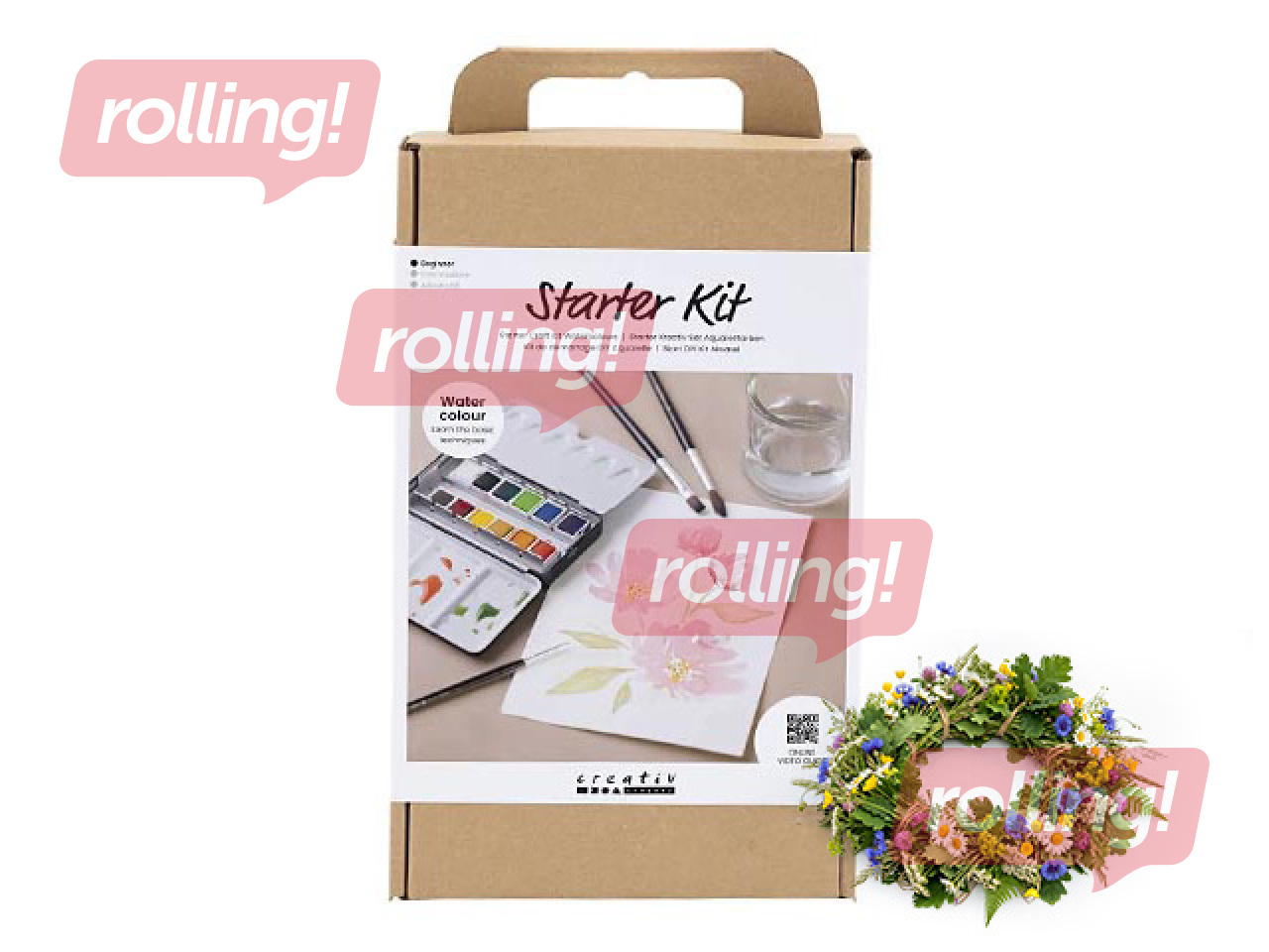 Akrüülvärvid Creativ Company, metallkastis, komplekt, 12 värvi +Jaanipäeva kingitus!