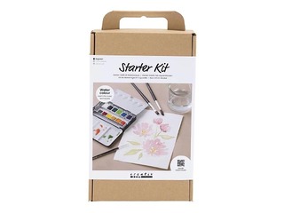 Watercolour paints Creativ Company, metal box, set, 12 colours
