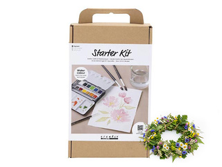 Watercolour paints Creativ Company, metal box, set, 12 colours +Midsummer gift!