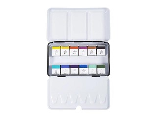 Akvarellvärvid Creativ Company, metallkarbis, 12 värvi