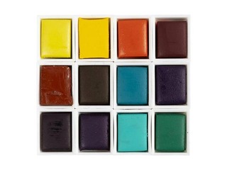 Akvarellvärvid Creativ Company, metallkarbis, 12 värvi