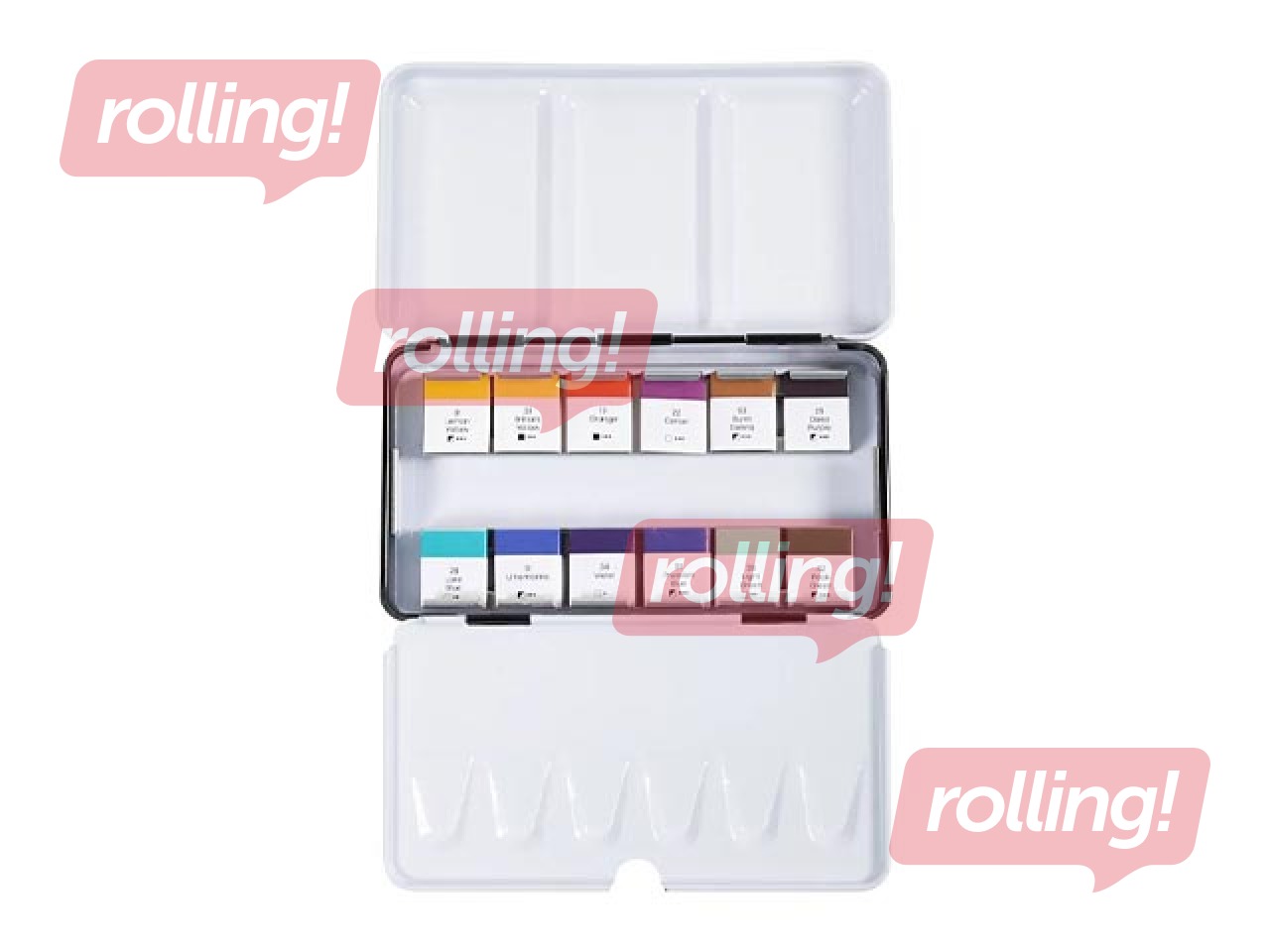 Акварельные краски Creativ Company, металлическая коробка, 12 цветов