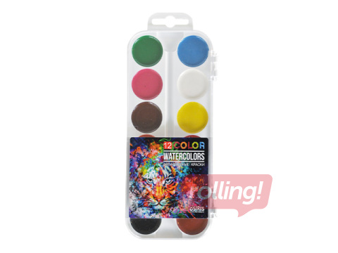 Watercolors Osiris, 12 colors
