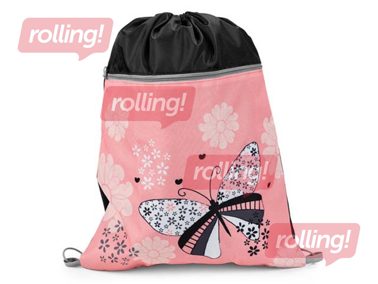 Shoe bag with pocket, Spring Wings