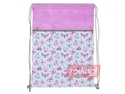 Shoe bag with pocket, Meadow