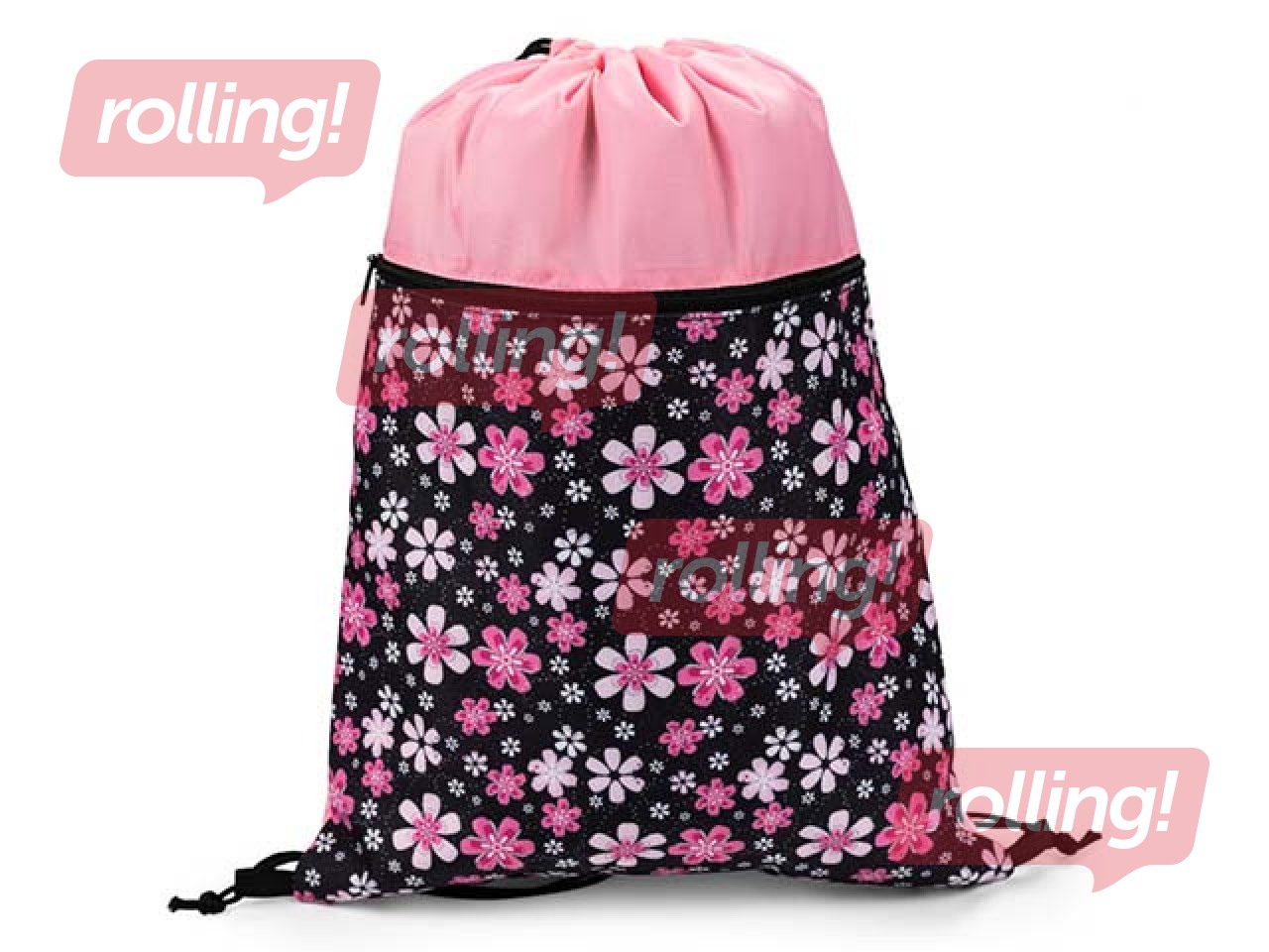 SALE Jalatsikott taskuga, Flowers