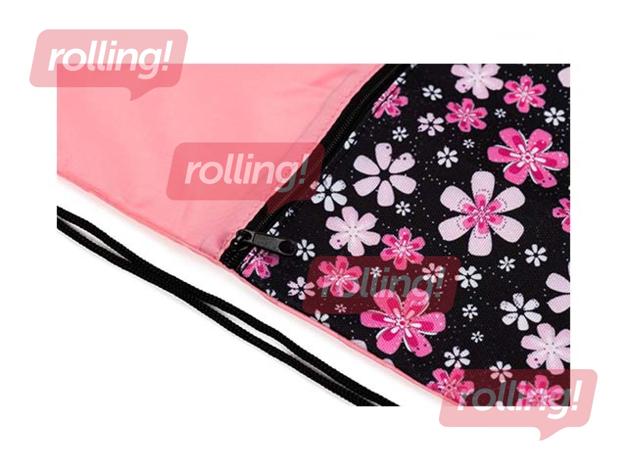 Shoe bag with pocket Flowers