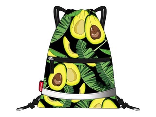 Jalatsikott taskuga ErichKrause Avocado Night 
