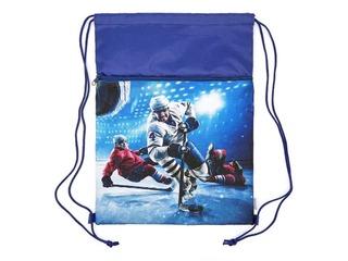 Shoe bag with pocket Concorde Ice Hockey, blue