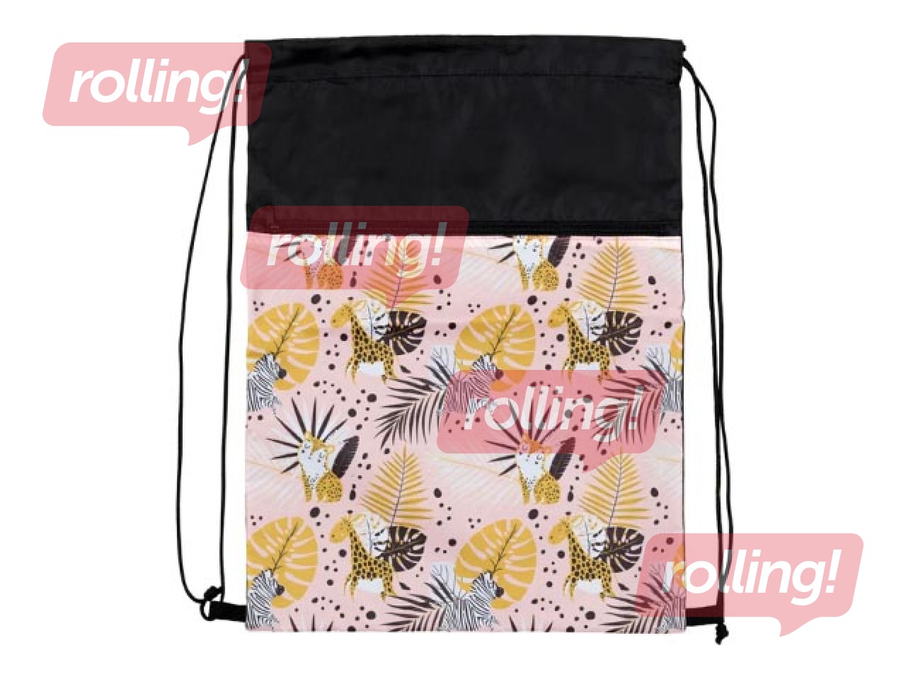 Shoe bag with pocket Tropical