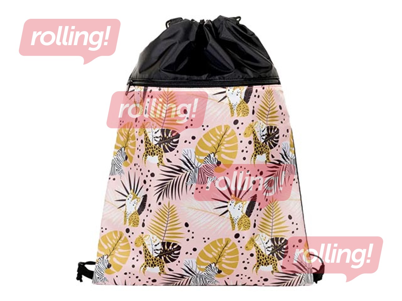 Shoe bag with pocket Tropical