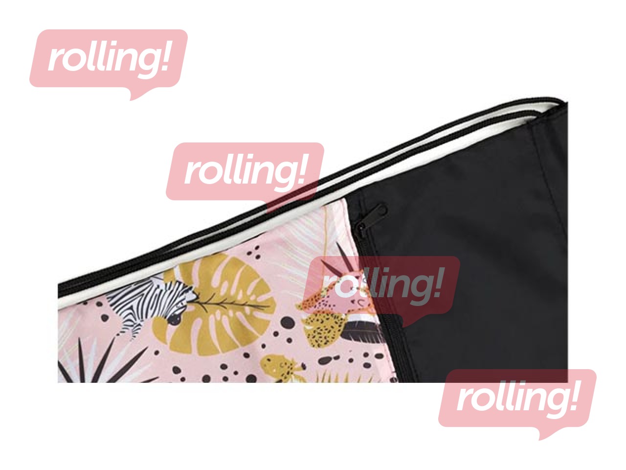 Shoe bag with pocket Tropical