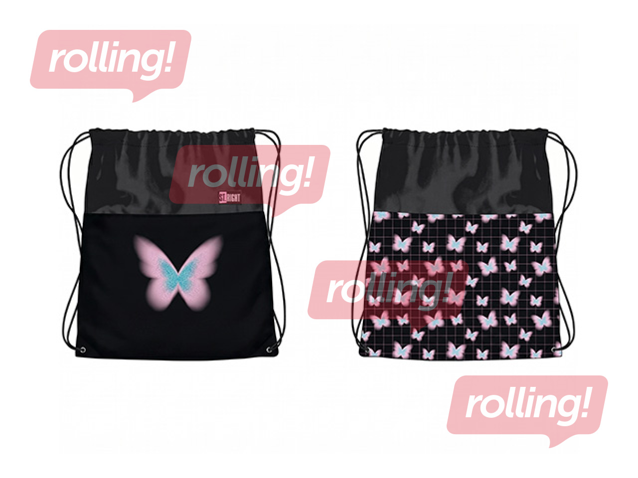 Shoe bag St.Right Pastel Butterfly