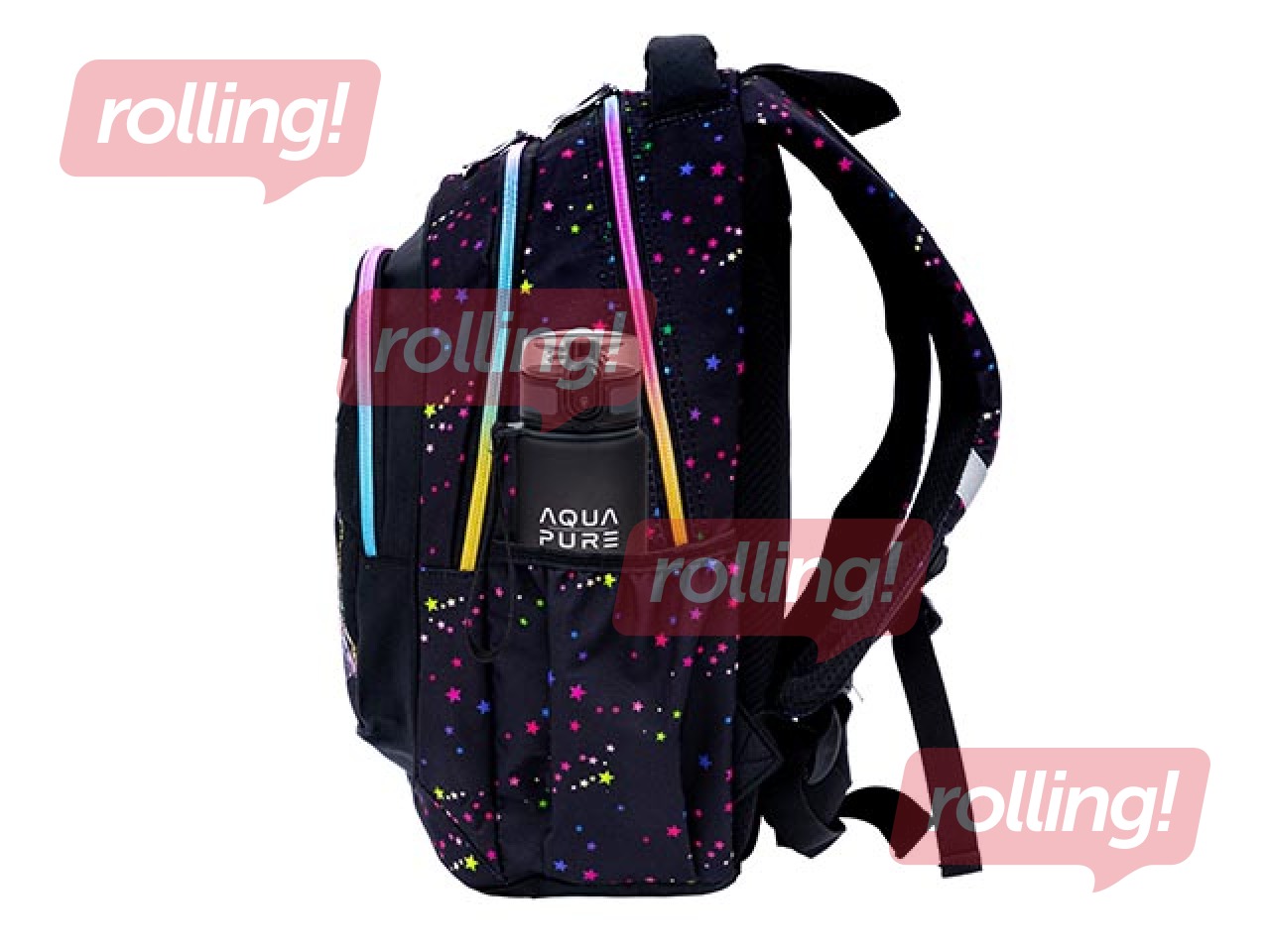 Backpack Head, Golden Effect, Rainbow Kitty, 20l