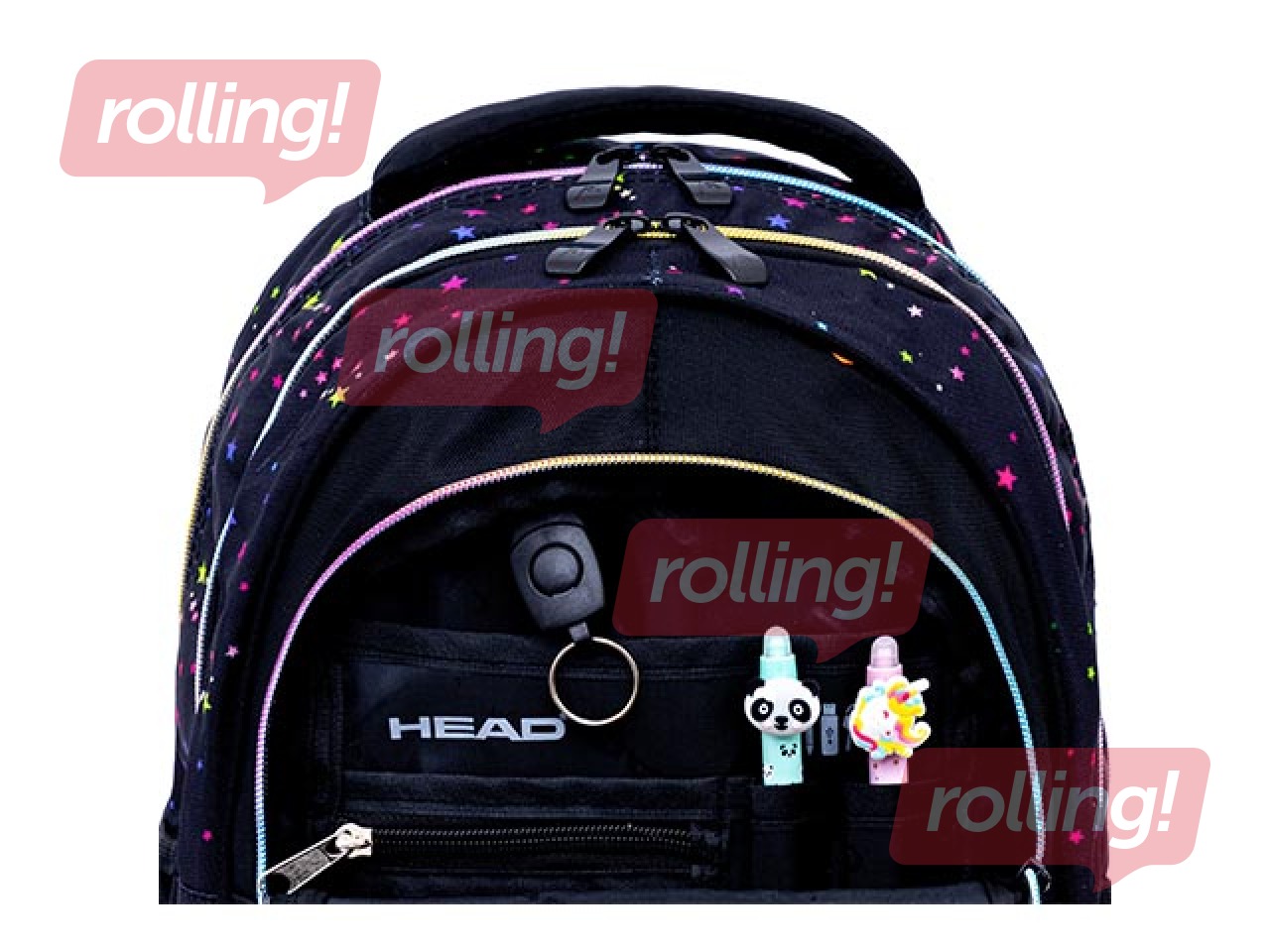 Backpack Head, Golden Effect, Rainbow Kitty, 20l