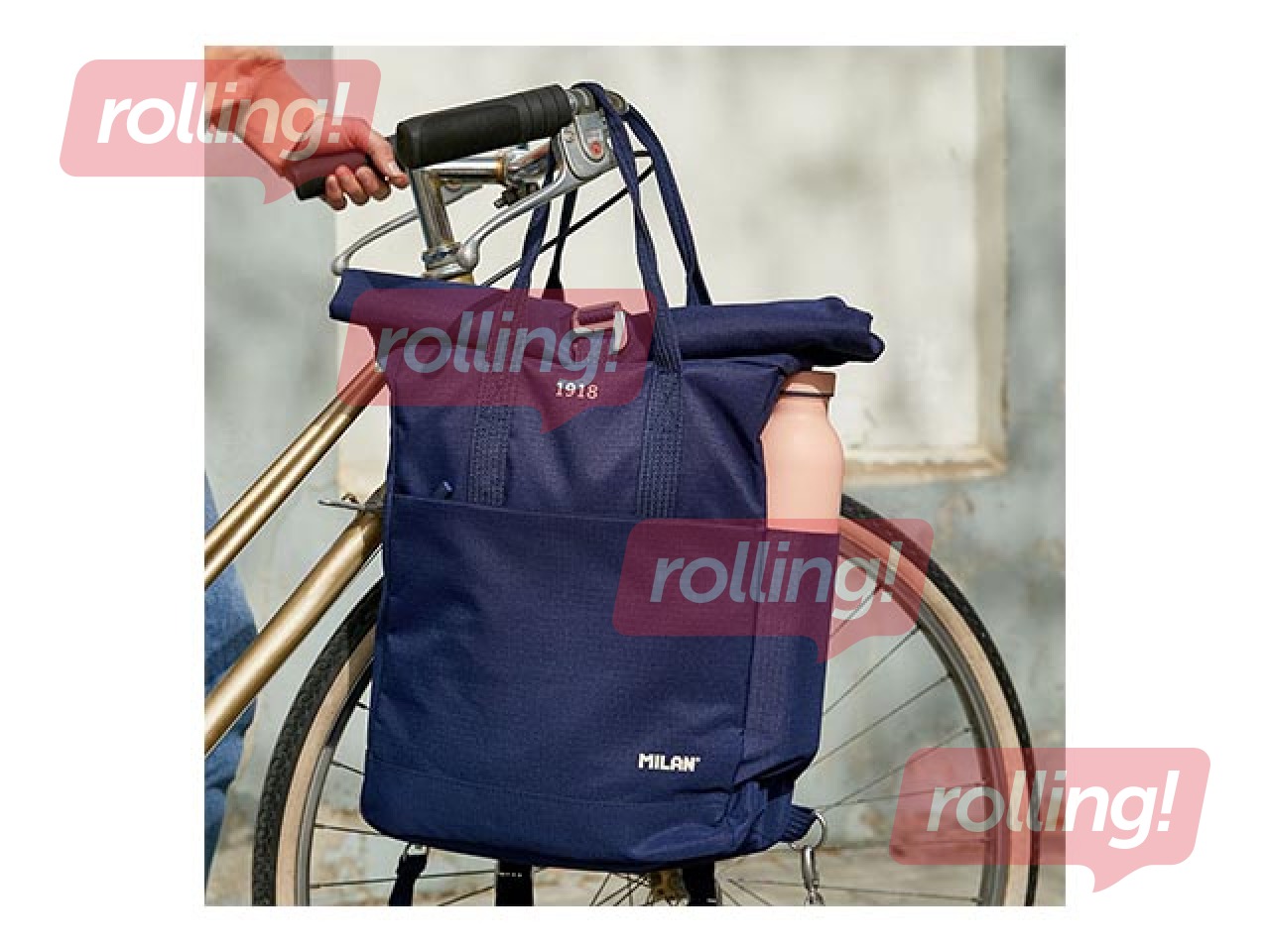 Backpack Milan Urban Top roll (10L) 1918, navy blue