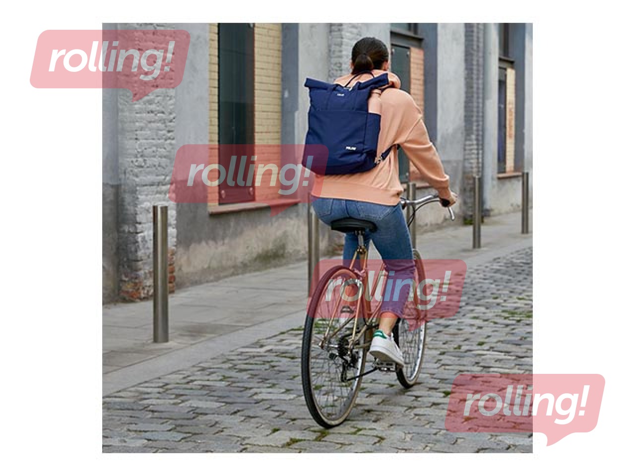 Backpack Milan Urban Top roll (10L) 1918, navy blue
