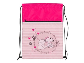 Skolas komplekts Cute Pets: mugursoma, penālis, apavu soma